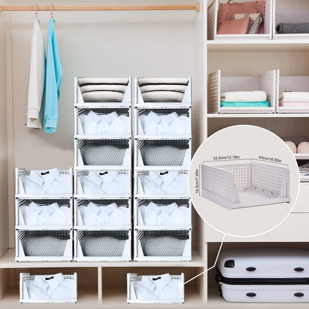 3-Piece Stackable Drawer Organizer Set