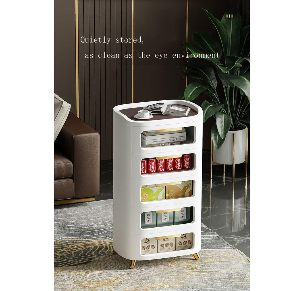 Stackable 2-Drawer Storage Cabinet
