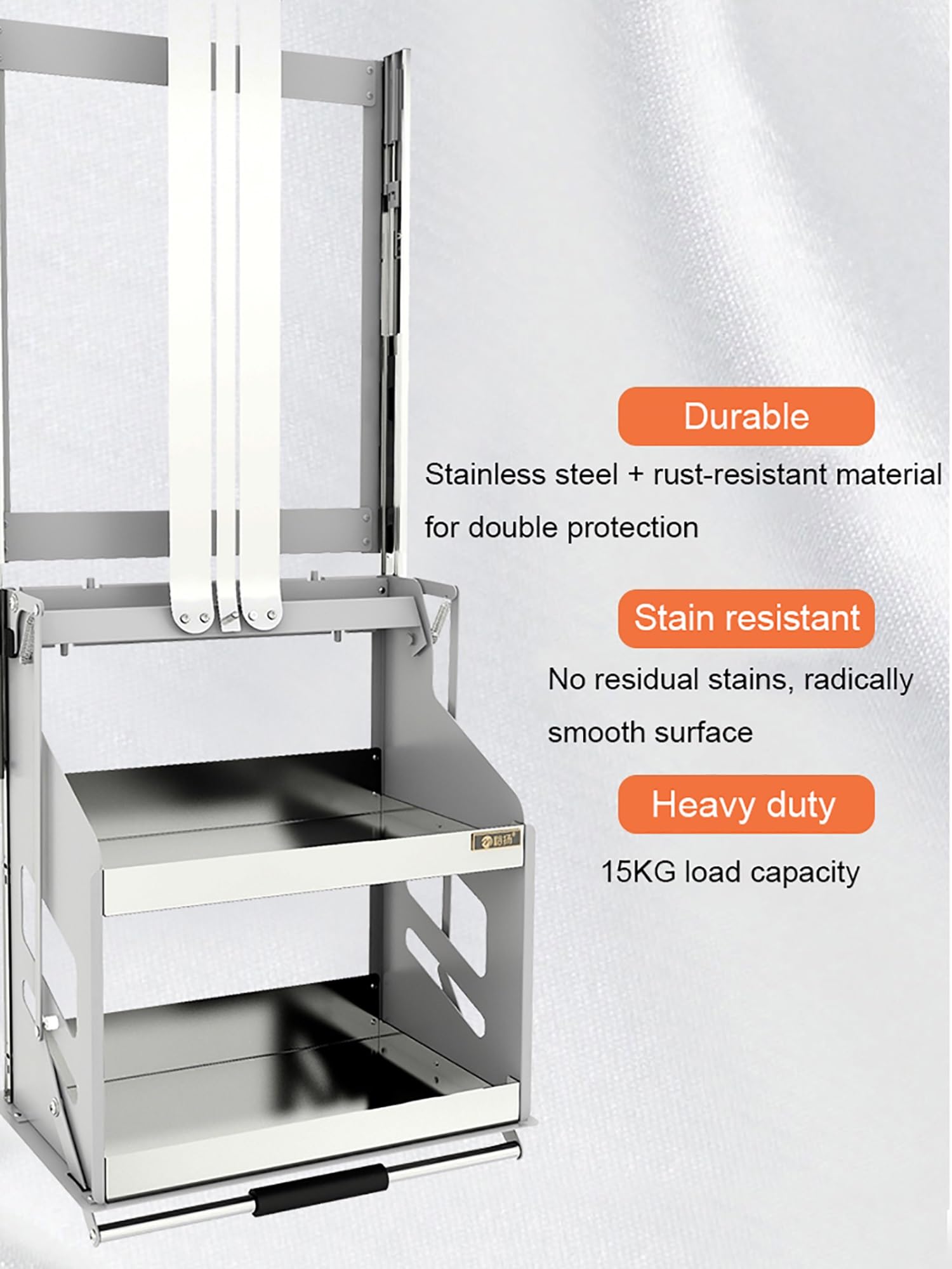 2-Tier Pull-Out Cabinet Organizer