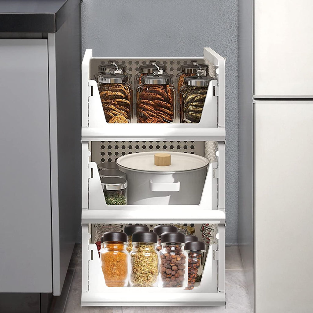 3-Piece Stackable Drawer Organizer Set