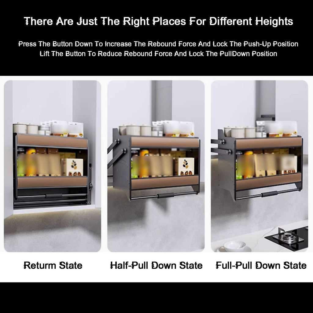 2-Tier Pull-Down Cabinet Organizer