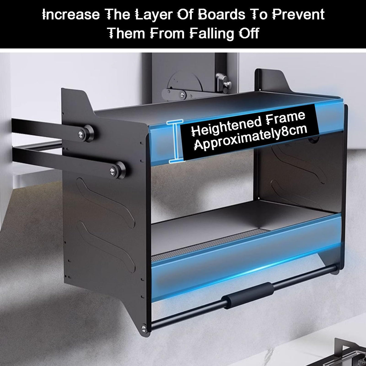 2-Tier Pull-Down Cabinet Organizer