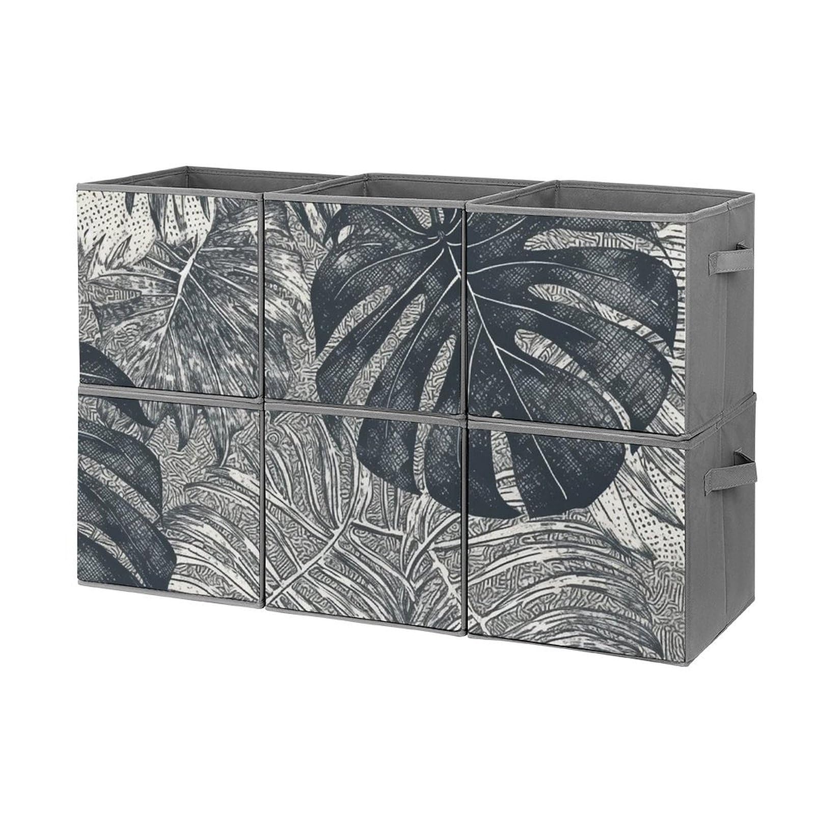 6-Pack Storage Baskets with Handles
