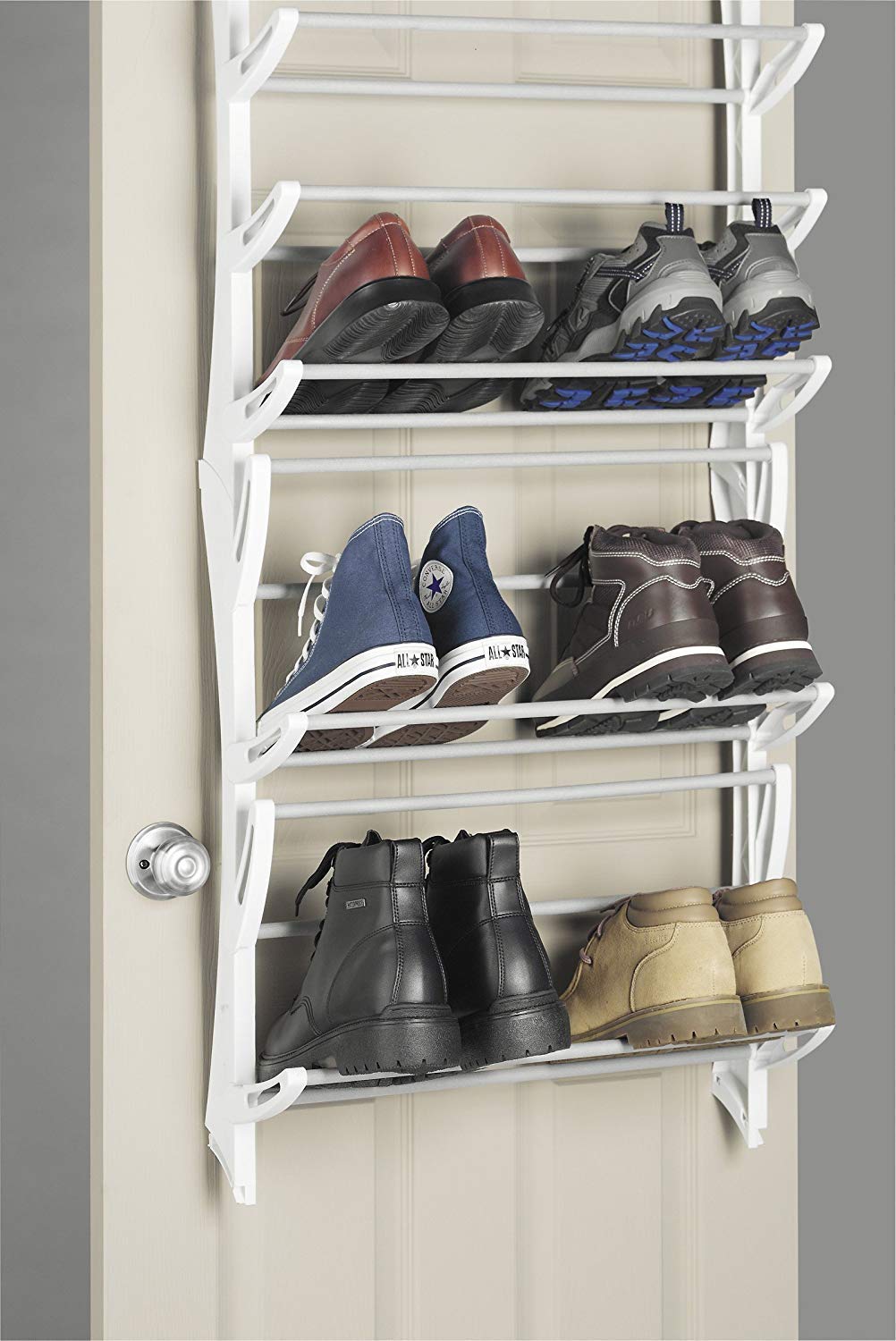Over-the-Door Multi-Tier Shoe Rack