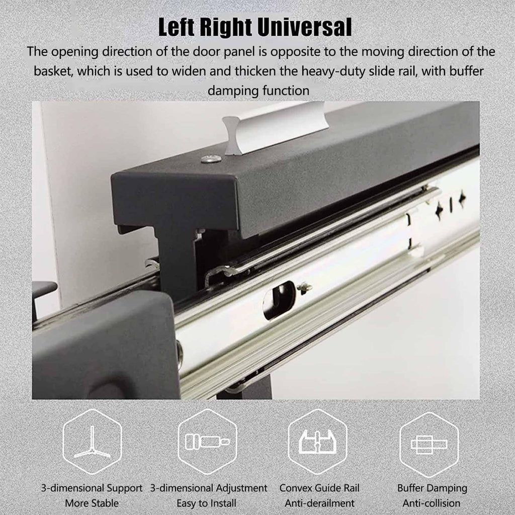 4-Tier Corner Pull-Out Cabinet Organizer