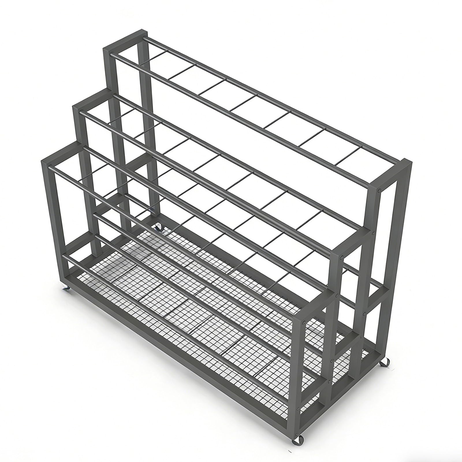 Heavy-Duty Rolling File & Paper Organizer Cart