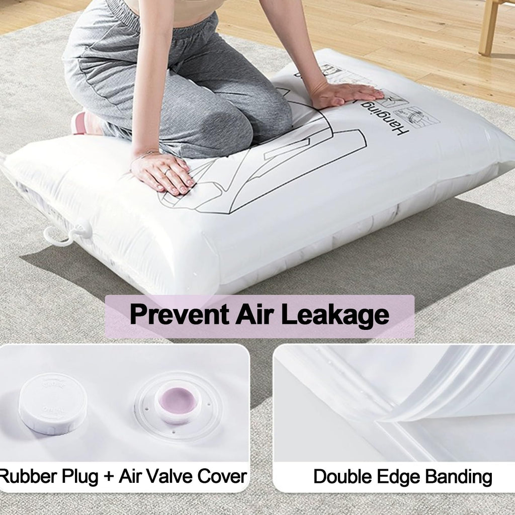 3-Piece Reusable Vacuum Garment Storage Bags