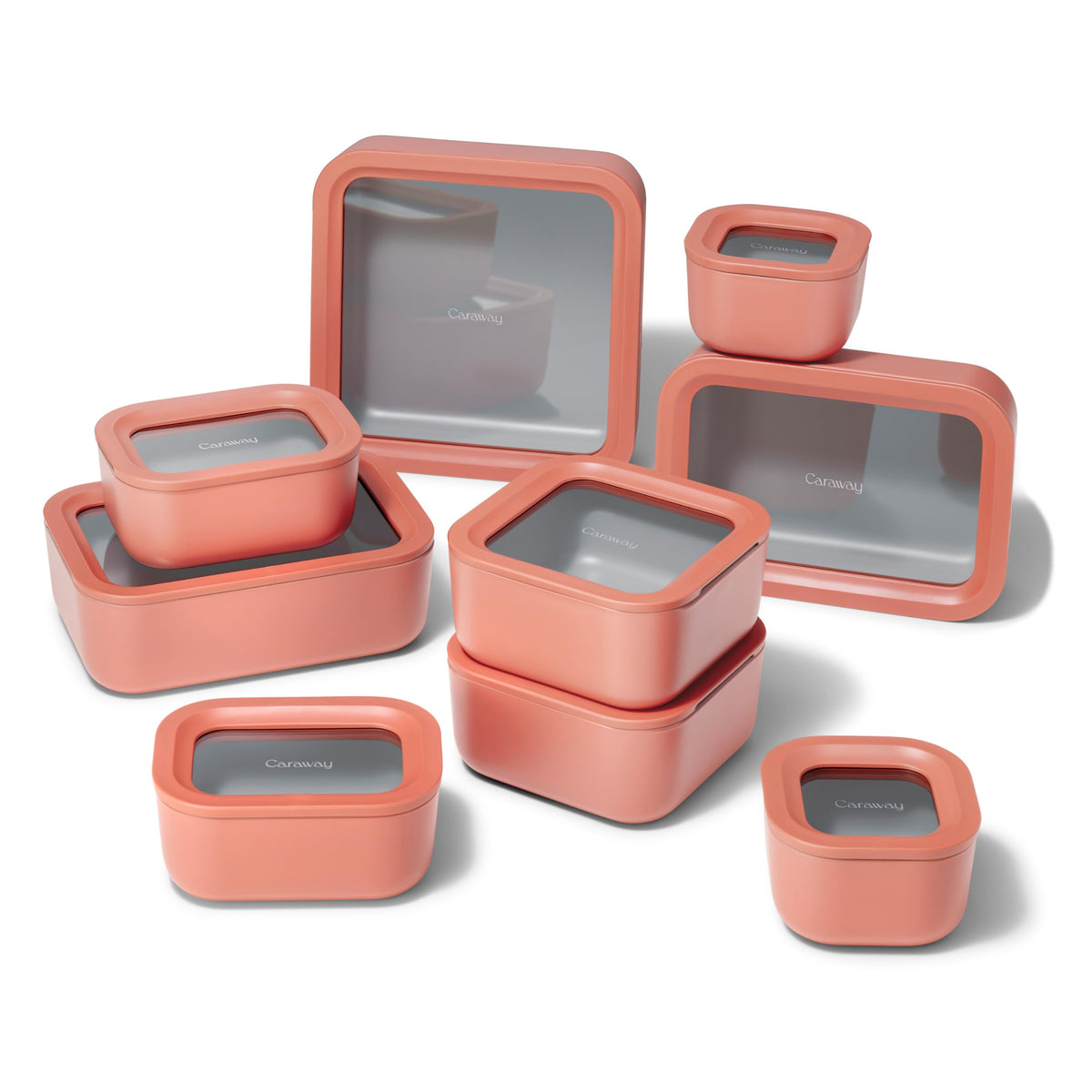 Caraway Glass Food Storage Container Sets with Lids