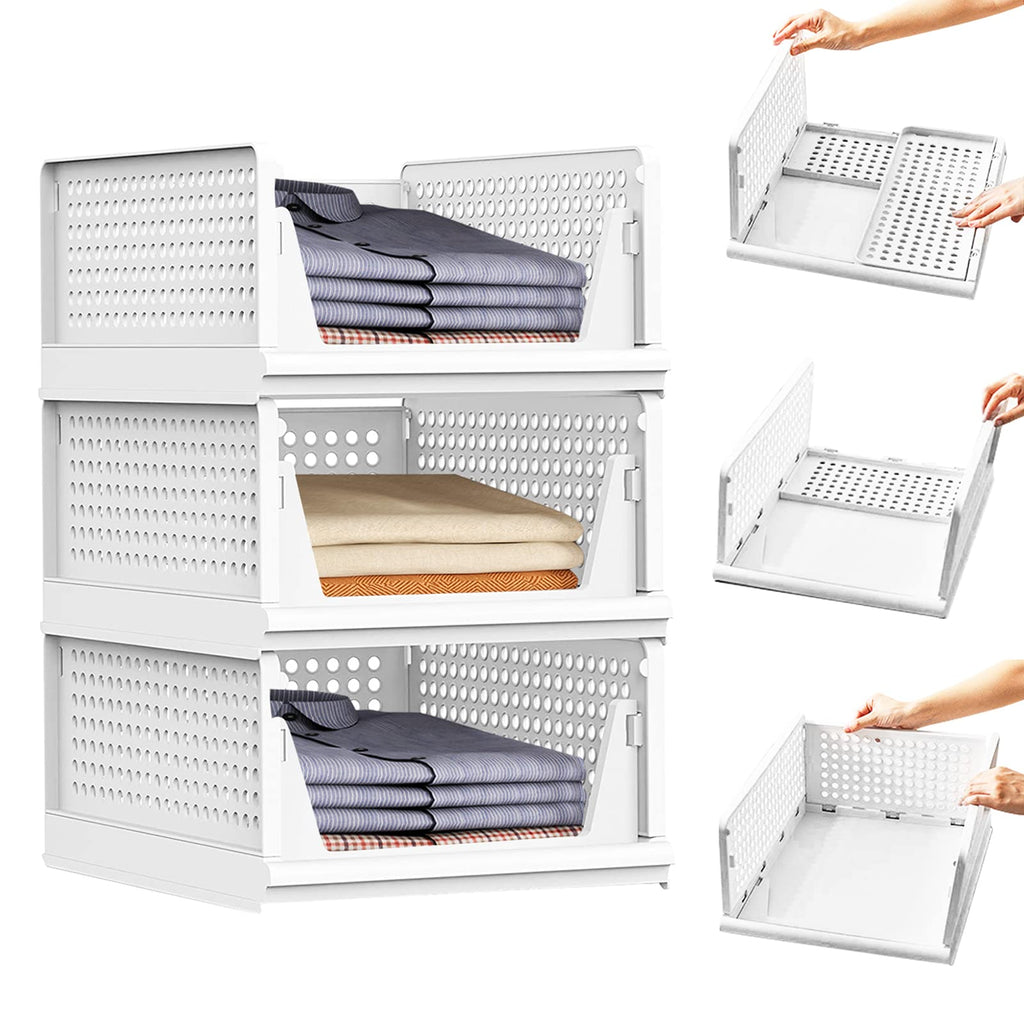 3-Piece Stackable Drawer Organizer Set