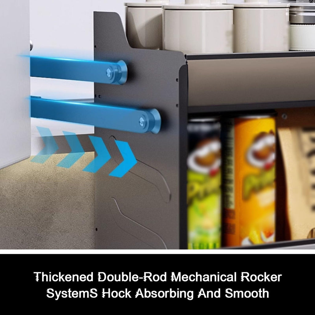2-Tier Pull-Down Cabinet Organizer