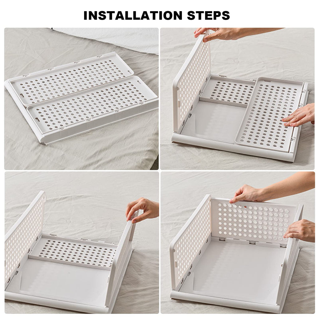 3-Piece Stackable Drawer Organizer Set