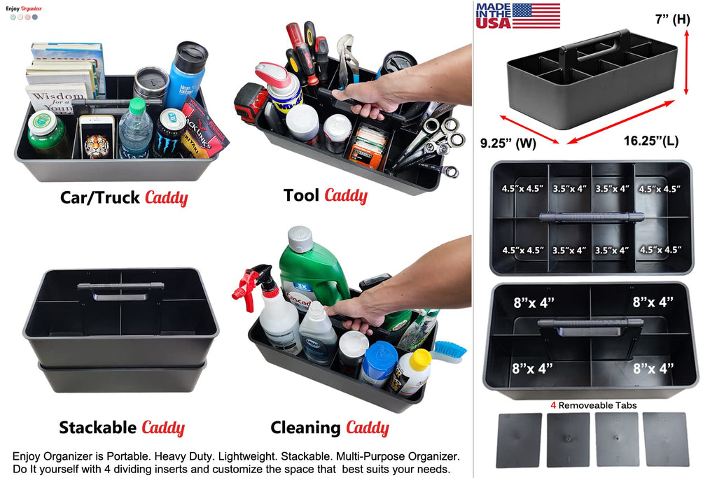Large Portable Cleaning Supply Caddy