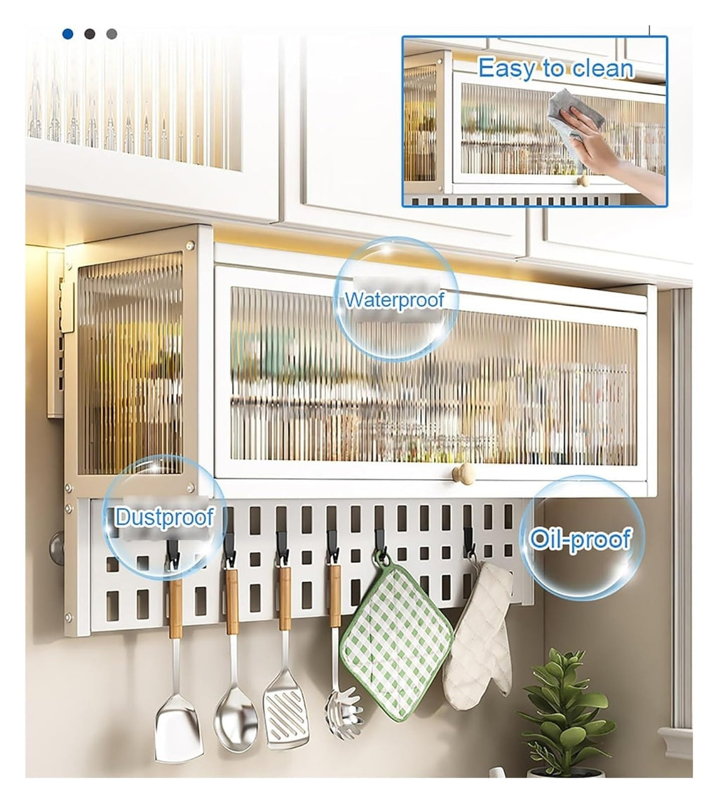 Adjustable Pull-Down Cabinet Spice Rack