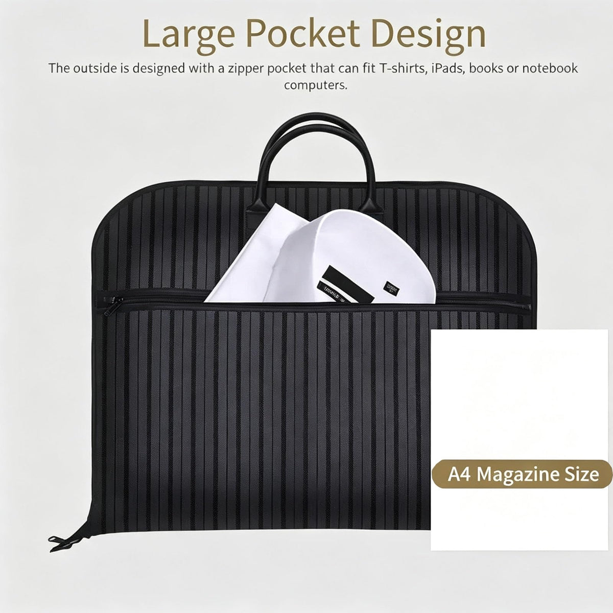 39" Hanging Garment Bag with Handles