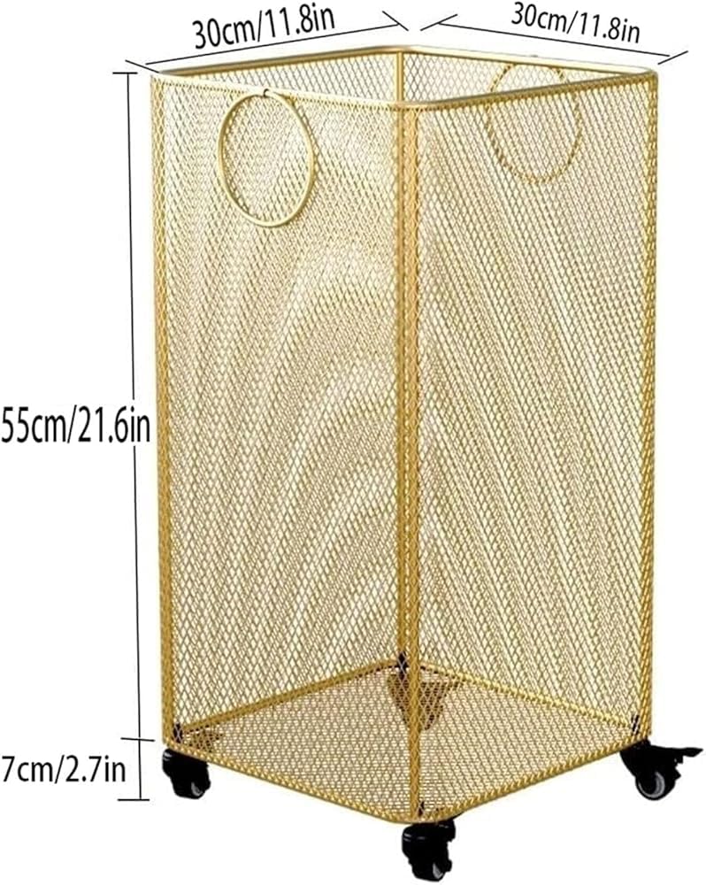 Rolling Garment Rack with Laundry Hamper
