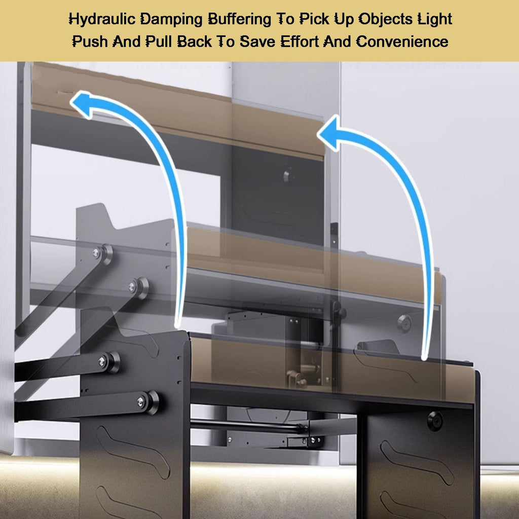 2-Tier Pull-Down Cabinet Organizer