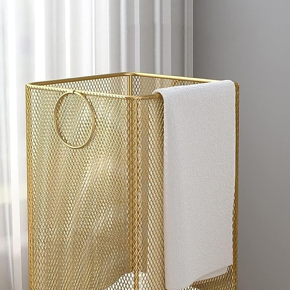 Rolling Garment Rack with Laundry Hamper