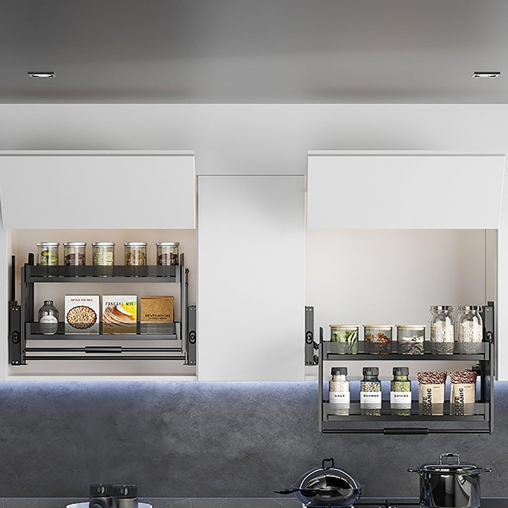 2-Tier Pull-Down Cabinet Spice Rack