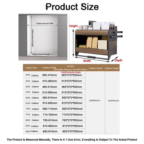 2-Tier Pull-Down Cabinet Organizer