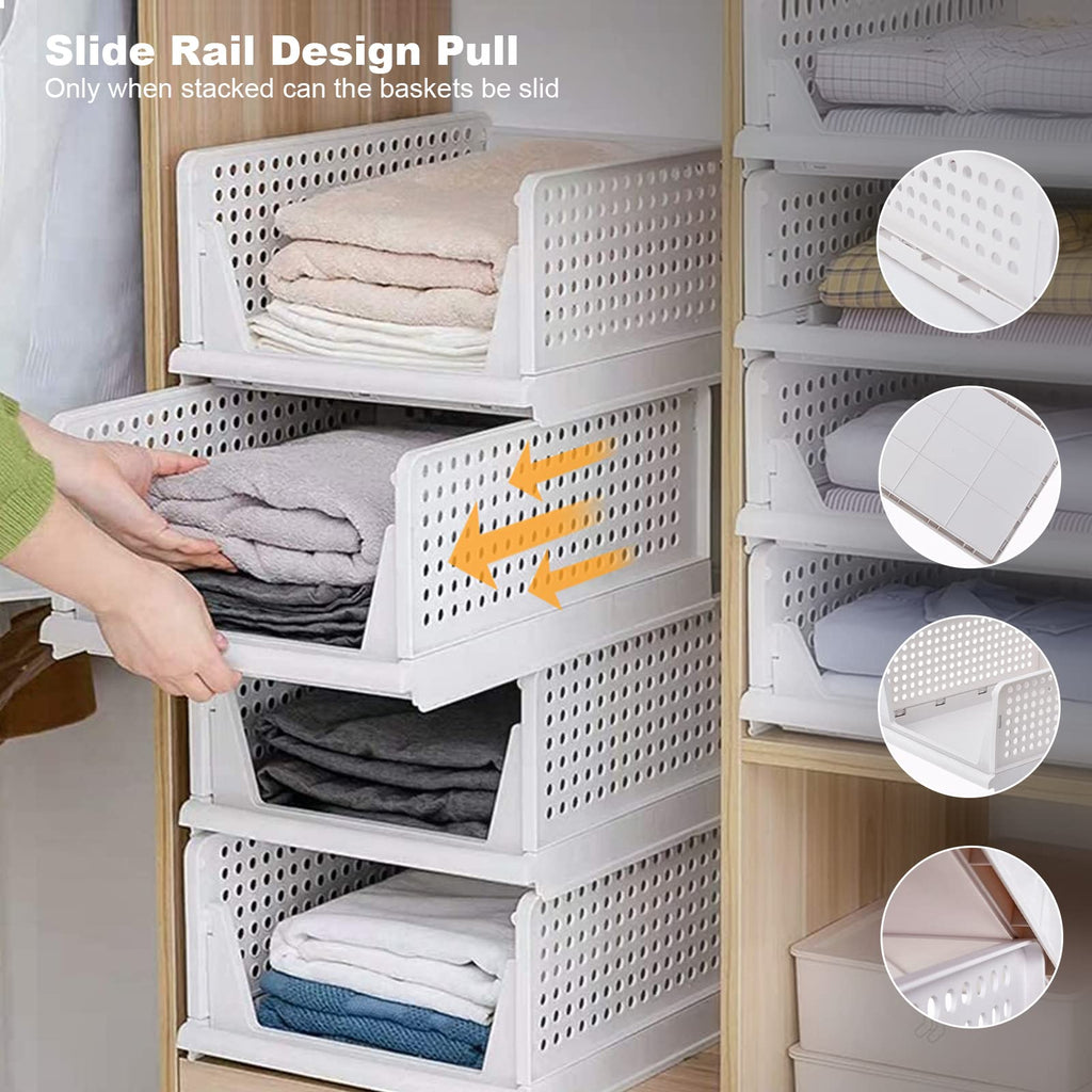 3-Piece Stackable Drawer Organizer Set