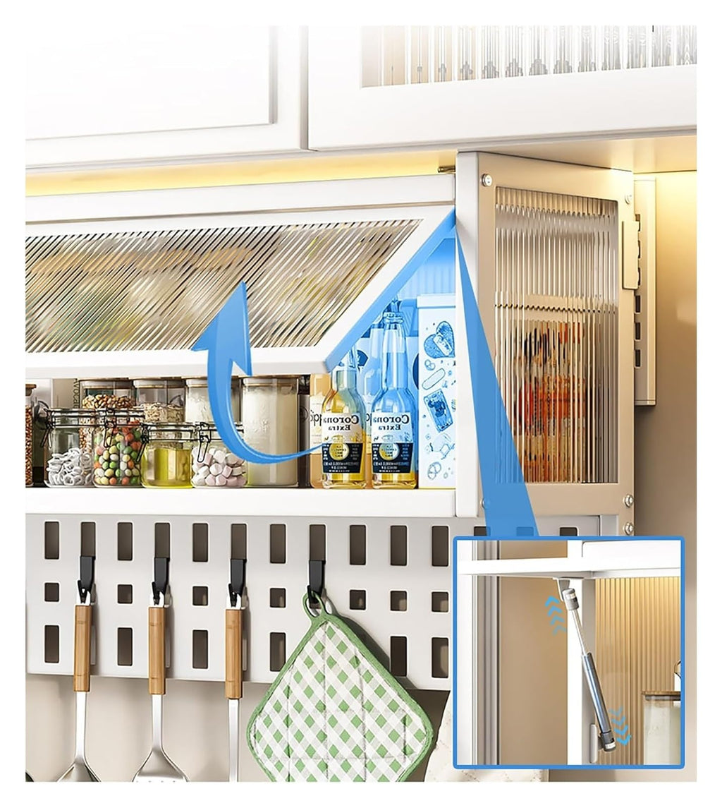 Adjustable Pull-Down Cabinet Spice Rack