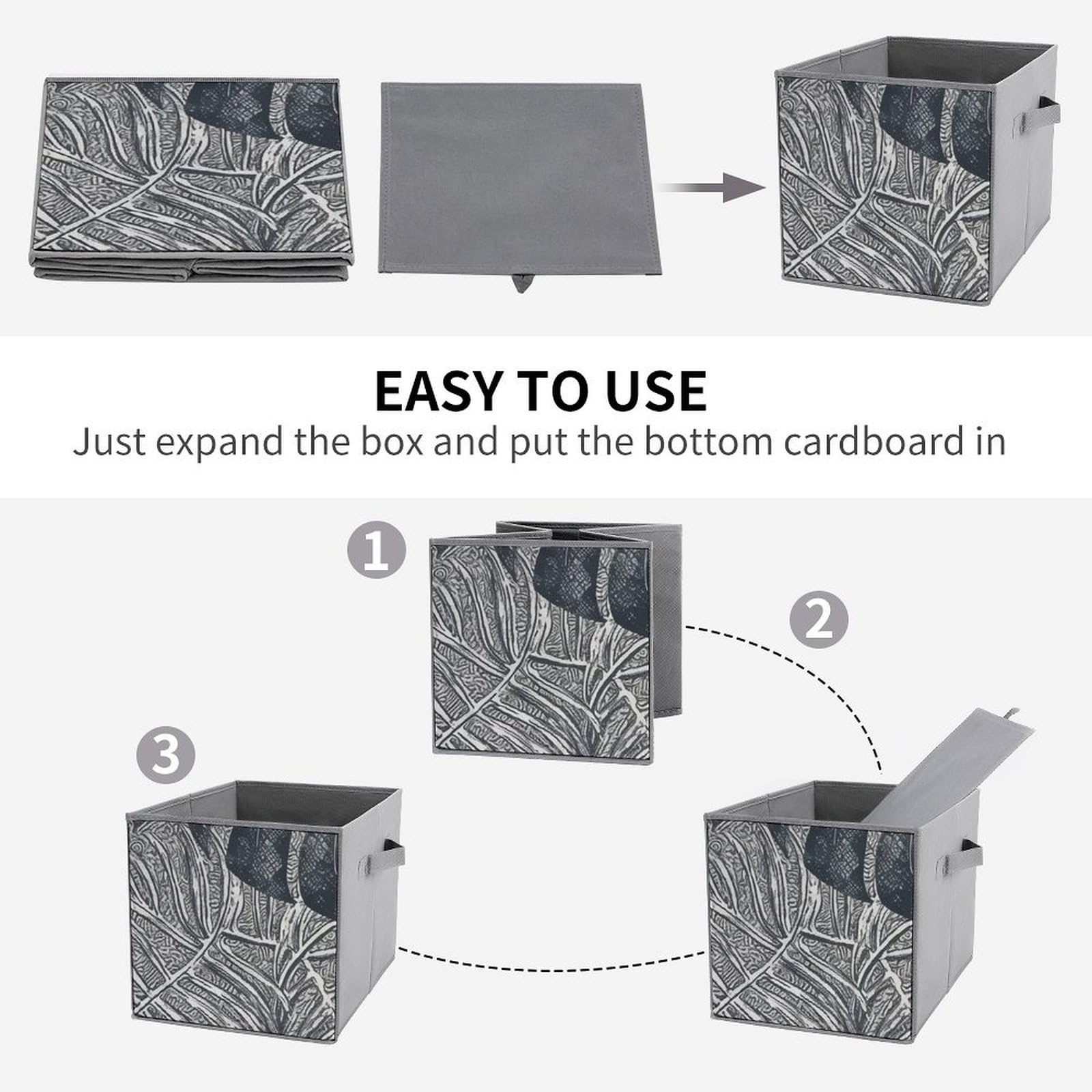 6-Pack Storage Baskets with Handles