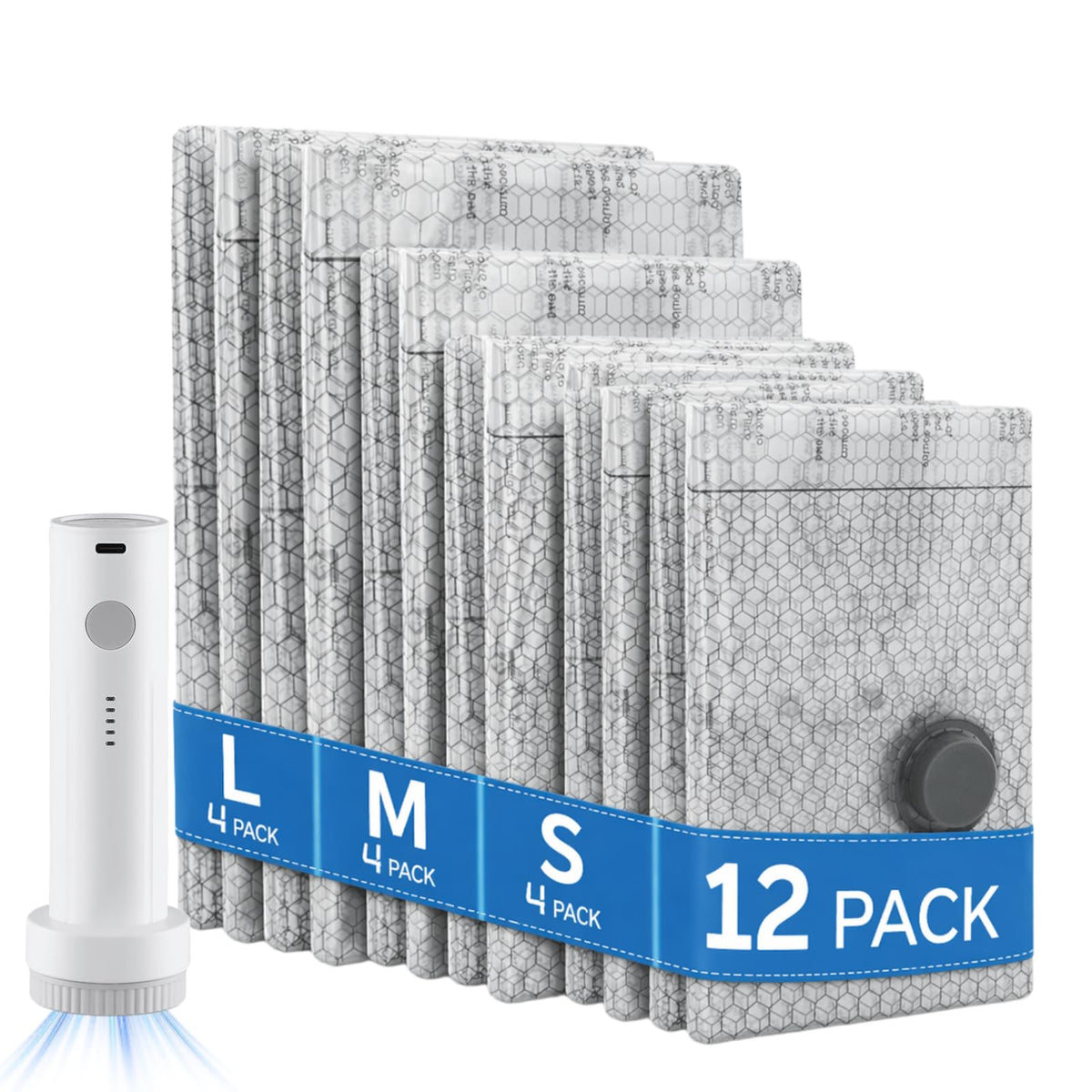 Travel Vacuum Storage Bags with Cordless Pump