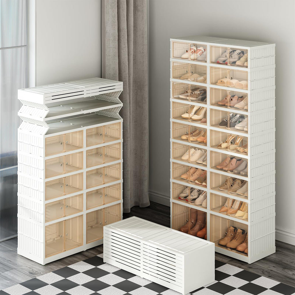 Redlife 9 Tier 36 Pairs Foldable Shoe Rack Organizer