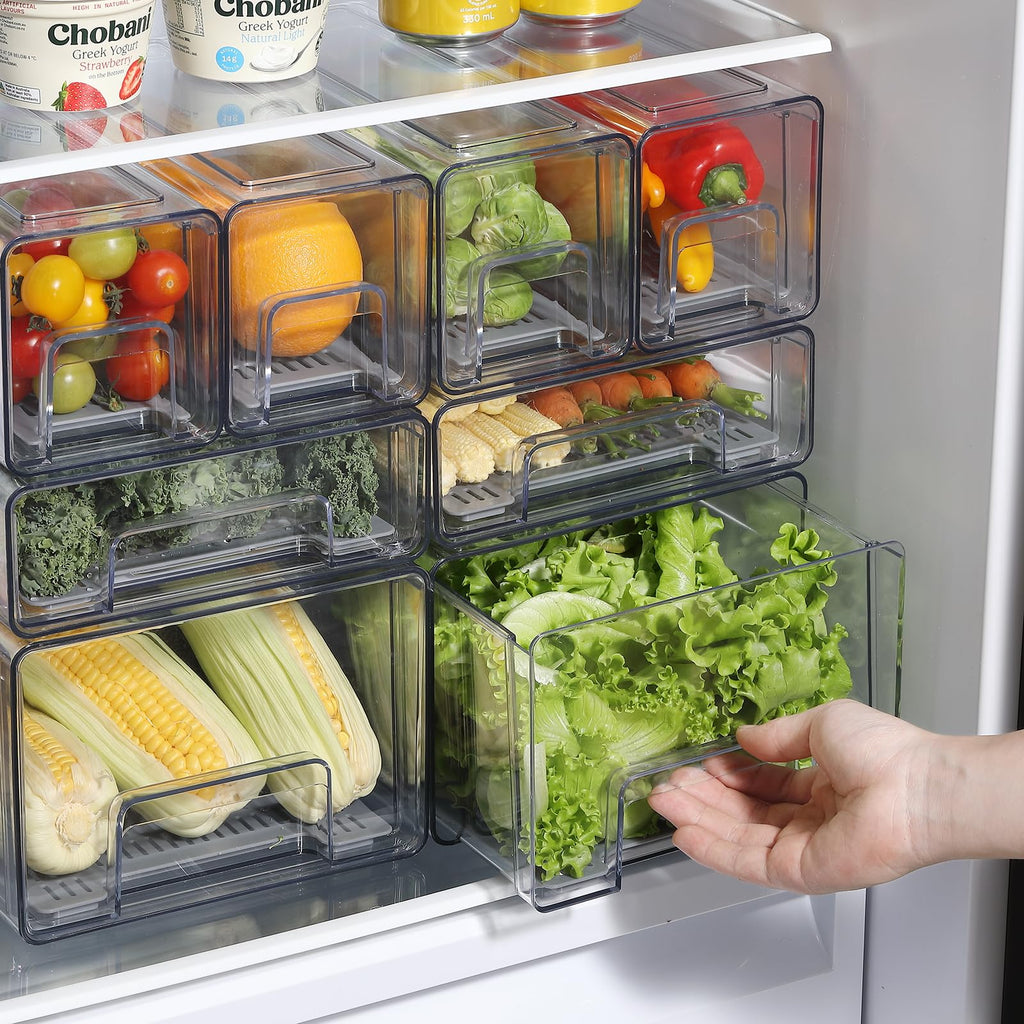 Bronkeeper Refrigerator Organizers and Storage Drawers