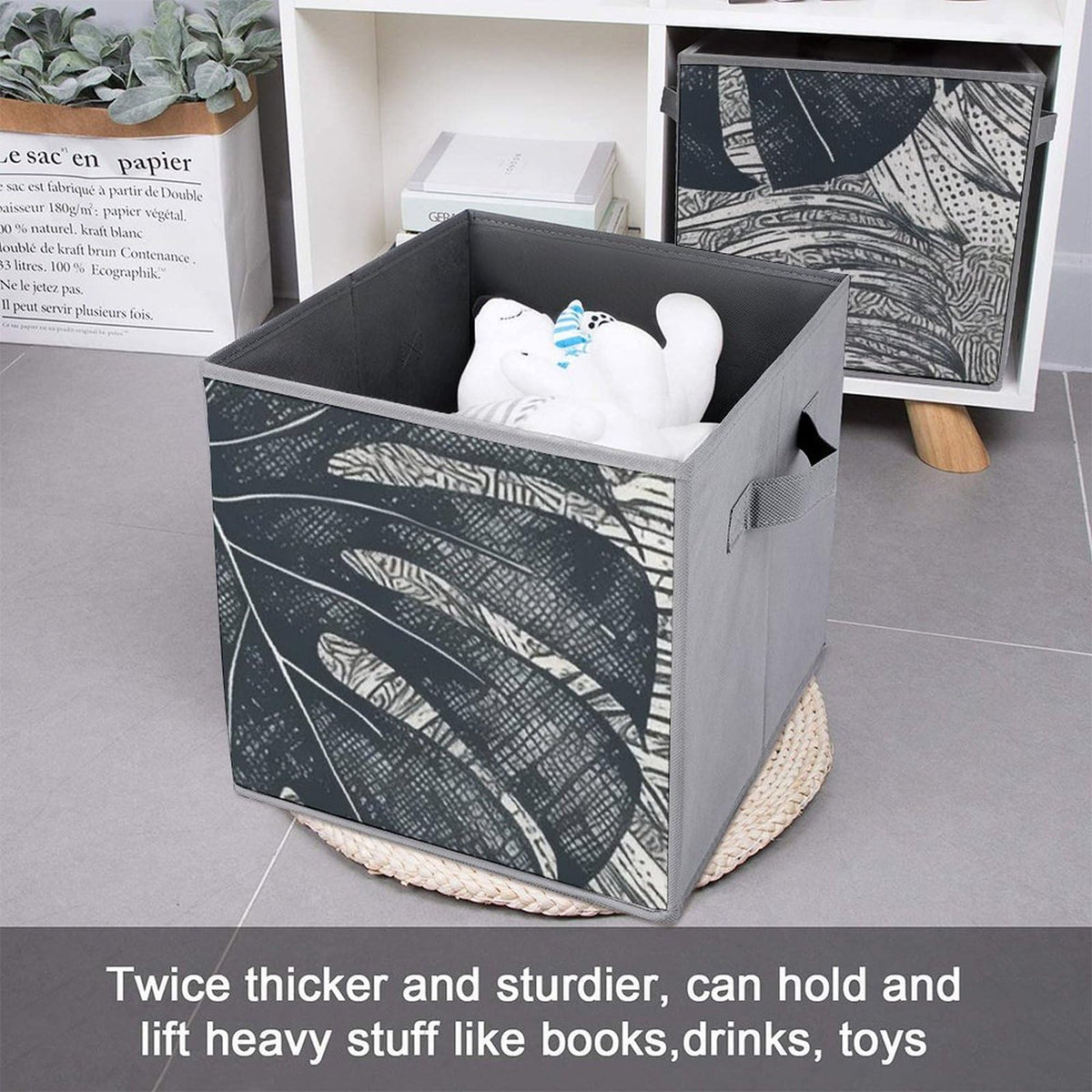 6-Pack Storage Baskets with Handles