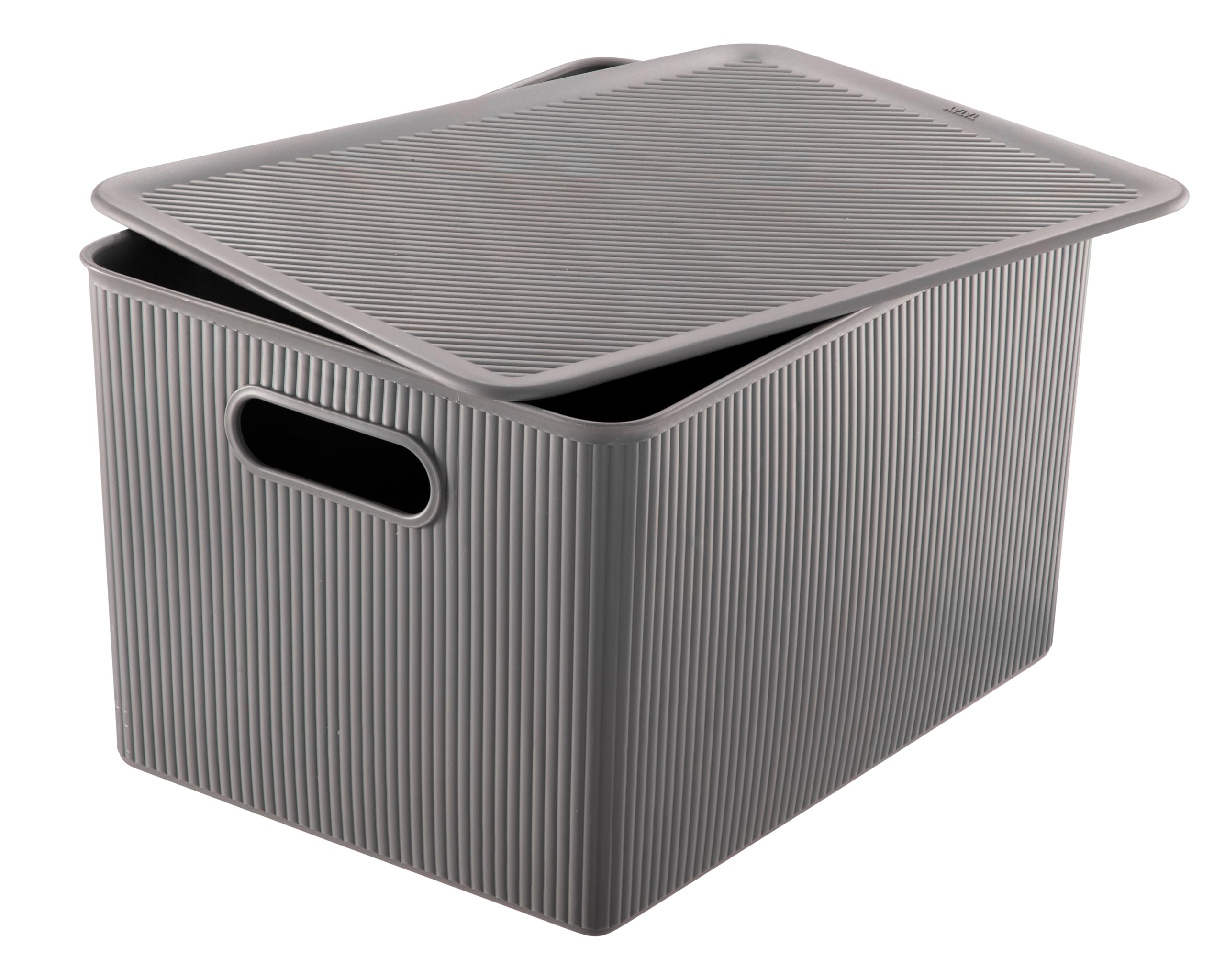 2-Pack 22L Stackable Storage Bins with Lids