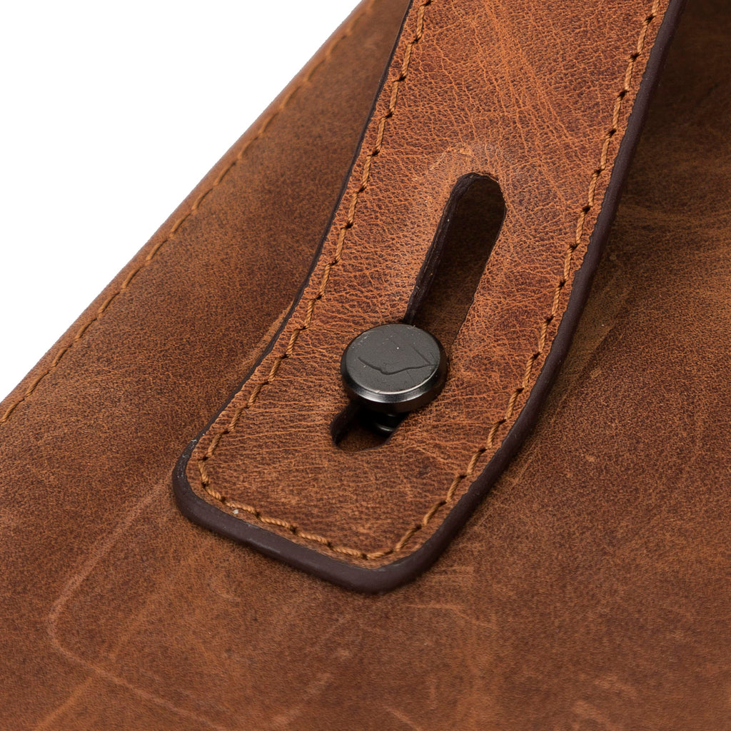 Genuine Leather Travel Cable Organizer Pouch